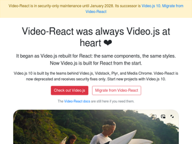 Preview of video-react.js.org