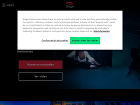 'stage.es' screenshot