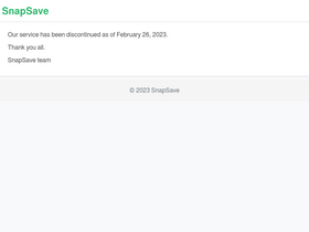'snapsave.io' screenshot