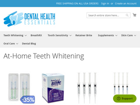 'dentalhealthessentials.com' screenshot