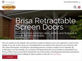 'larsondoors.com' screenshot