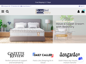 BedStory homepage screenshot
