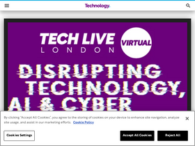 'technologymagazine.com' screenshot