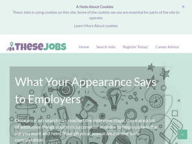 'thesejobs.net' screenshot