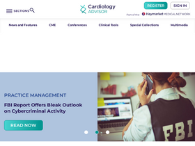 'thecardiologyadvisor.com' screenshot