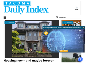 'tacomadailyindex.com' screenshot