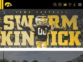 'hawkeyesports.com' screenshot