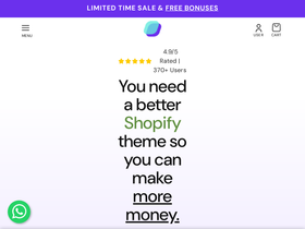 Webbe Theme homepage screenshot