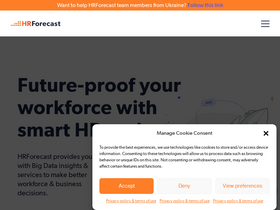'hrforecast.com' screenshot