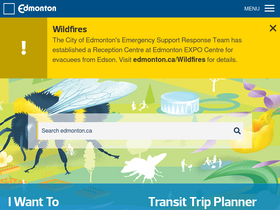 'edmonton.ca' screenshot