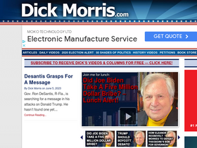 'dickmorris.com' screenshot