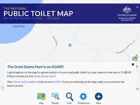 'toiletmap.gov.au' screenshot