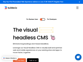'builder.io' screenshot