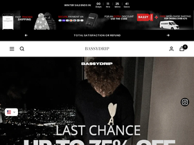 Bassydrip homepage screenshot