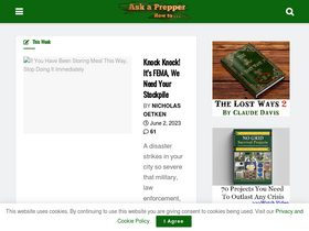 'askaprepper.com' screenshot