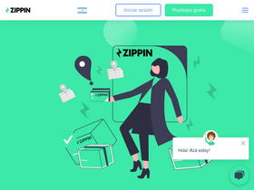 'zippin.com.ar' screenshot