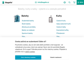 'bagalio.cz' screenshot