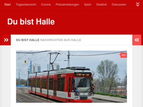 'dubisthalle.de' screenshot