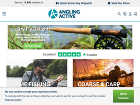 'anglingactive.co.uk' screenshot