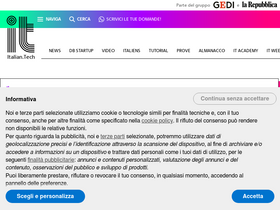 'italian.tech' screenshot