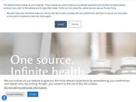 'nutraceutical.com' screenshot