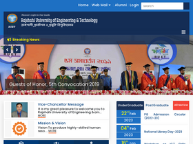'ruet.ac.bd' screenshot