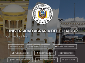 'uagraria.edu.ec' screenshot