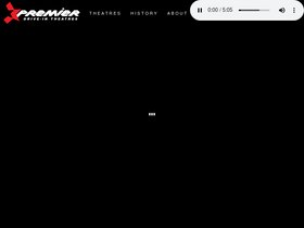 'premiertheatres.ca' screenshot