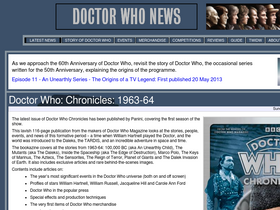 'doctorwhonews.net' screenshot