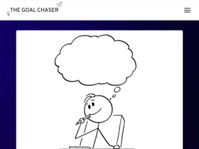 'thegoalchaser.com' screenshot