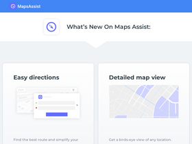 'mapsassist.com' screenshot