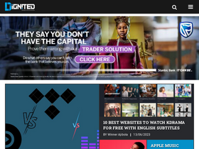 'dignited.com' screenshot