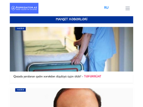 'aqreqator.az' screenshot