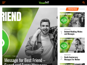 'yourselfquotes.com' screenshot
