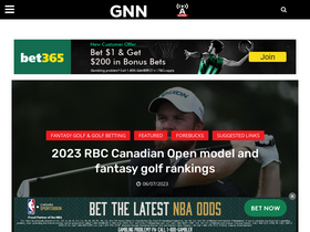 'thegolfnewsnet.com' screenshot