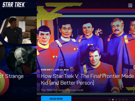 'startrek.com' screenshot