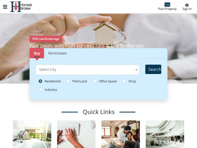 'honestbroker.in' screenshot