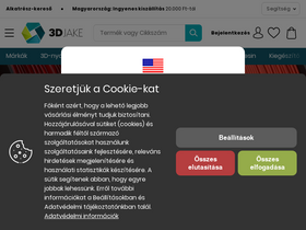 '3djake.hu' screenshot