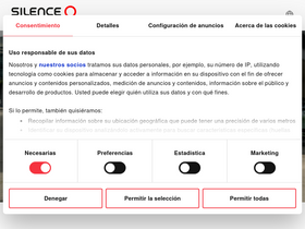 'silence.eco' screenshot