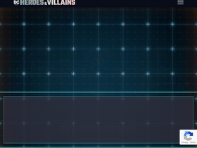 'dcheroesandvillains.com' screenshot