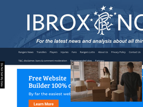 'ibroxnoise.co.uk' screenshot