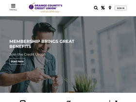 'orangecountyscu.org' screenshot