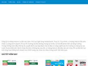 'holcim.com.vn' screenshot