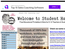 'studenthandouts.com' screenshot