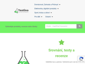 'testino.cz' screenshot