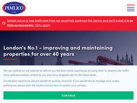 'pimlicoplumbers.com' screenshot