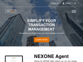 'nexone.ca' screenshot