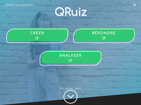 'qruiz.net' screenshot