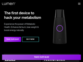 'lumen.me' screenshot