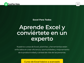 'excelparatodos.com' screenshot
